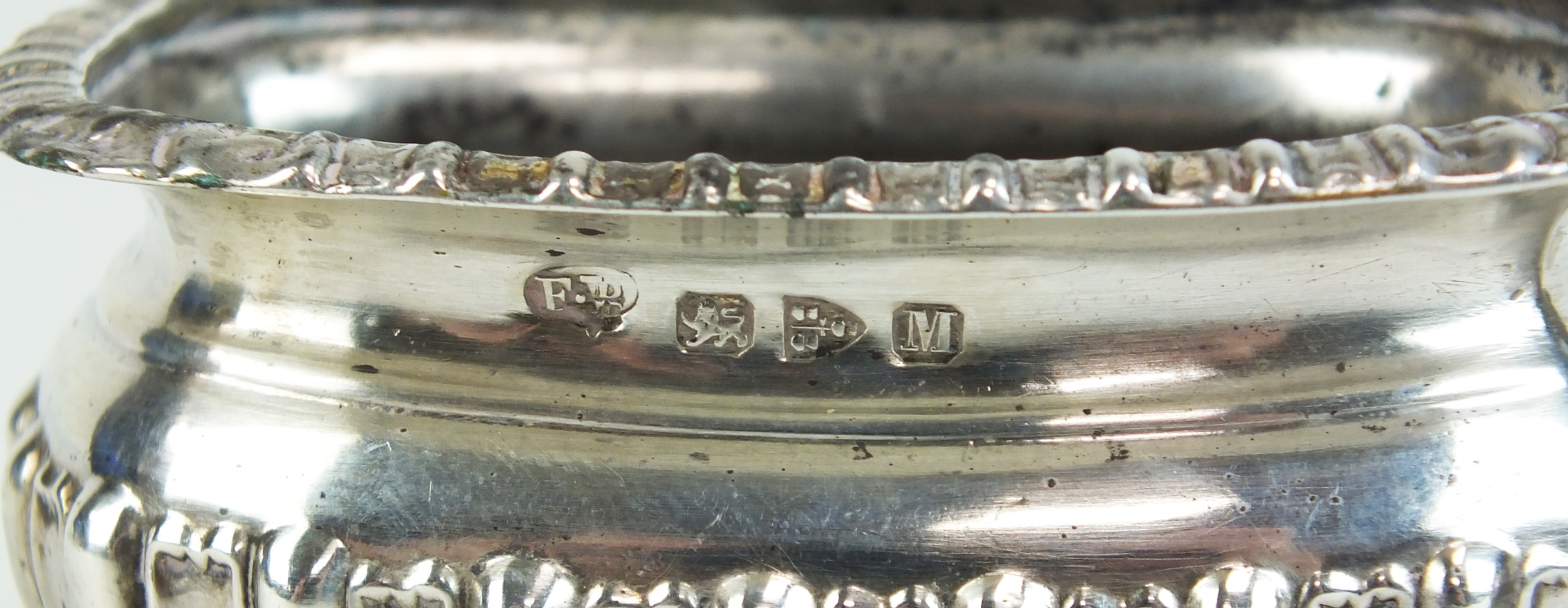 3-	A silver hallmark produced in Chester, the assay stamp is composed of three sheaves of wheat